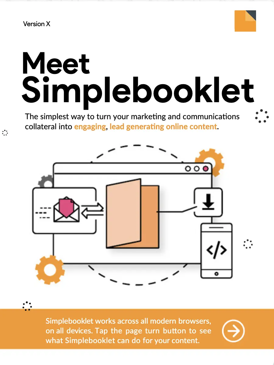 Example of a Simplebooklet flipbook