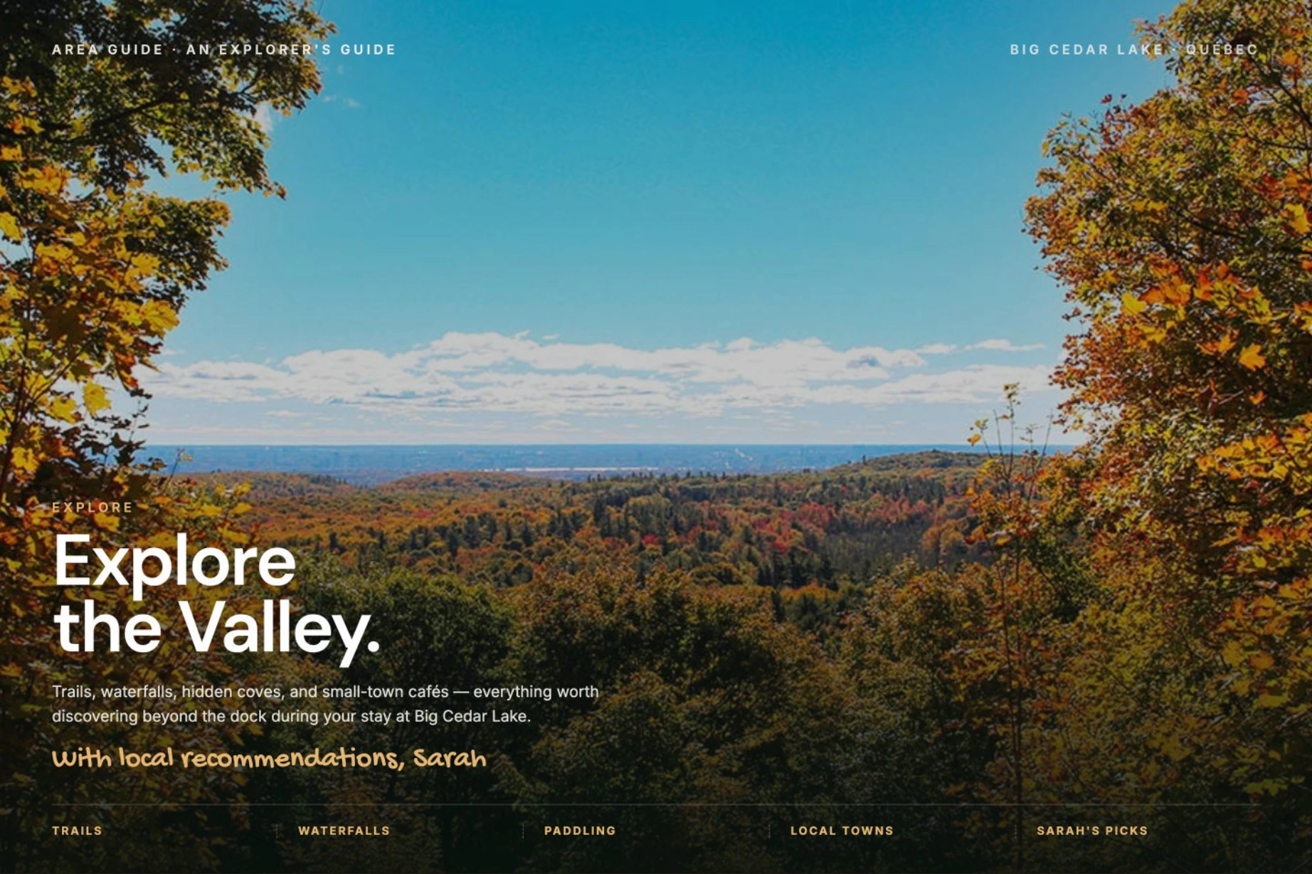 Local area guide
