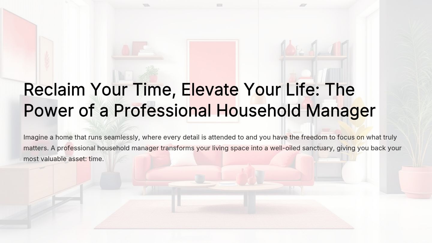 Best Household Management Palm Beach for Private Residences