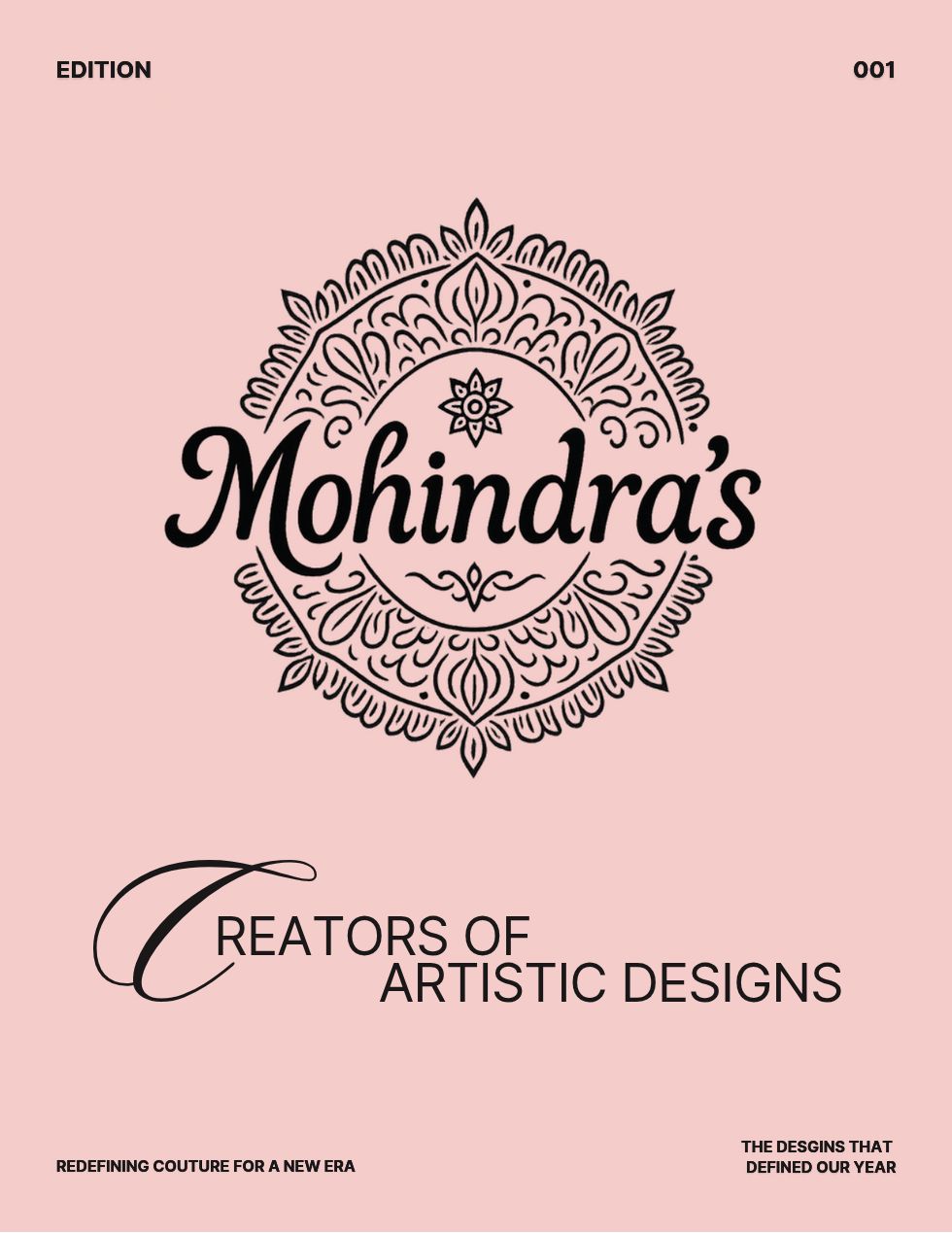 Mohindra's Lookbook: Edition 001