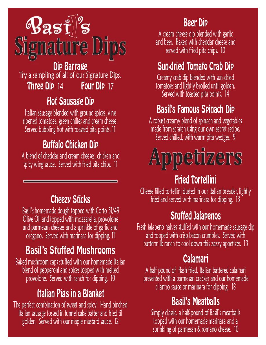Basil's Restaurant & Pizzeria