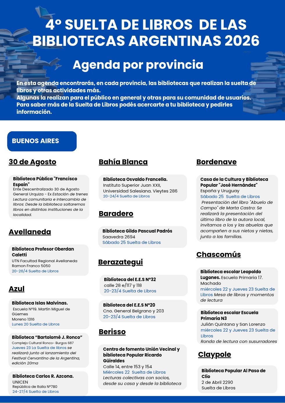Copia de AGENDA POR PROVINCIA - 