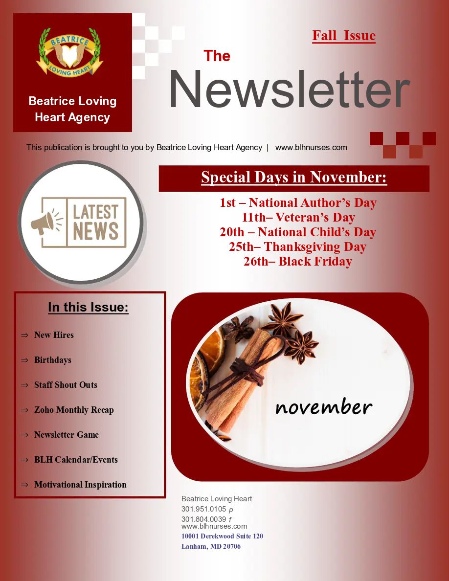 Agency Newsletter