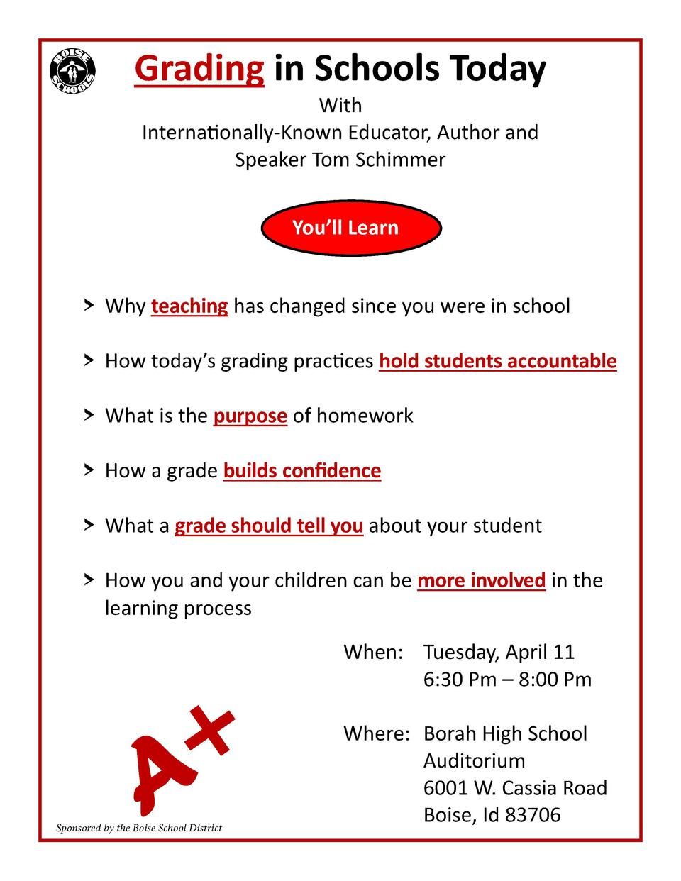 Grading Flyer