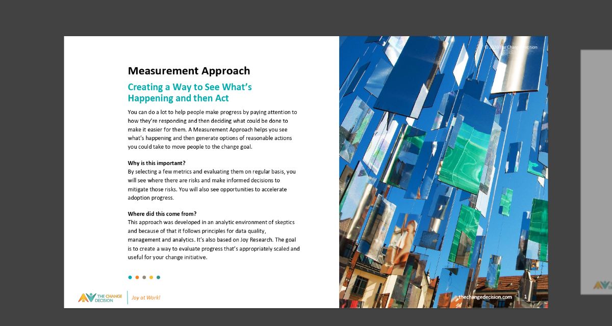 Measurement Approach