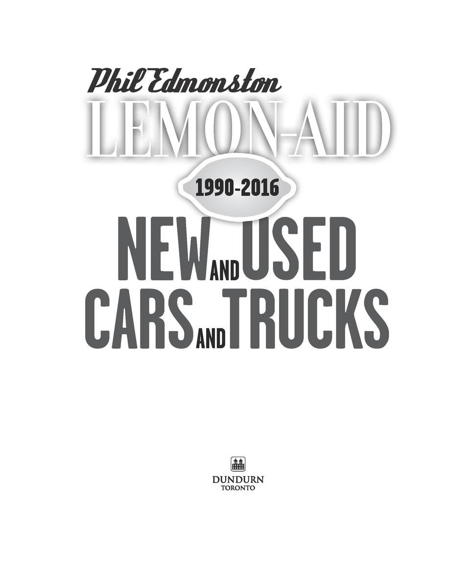 1990-2016 Lemon-Aid New and Used : simplebooklet.com