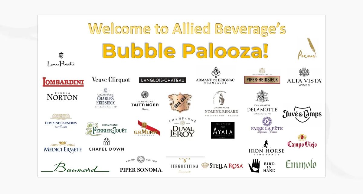 To Allied Beverage's Bubble Palooza!