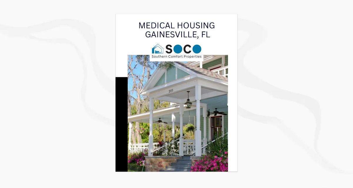 Medical Housing Gainesville, FL