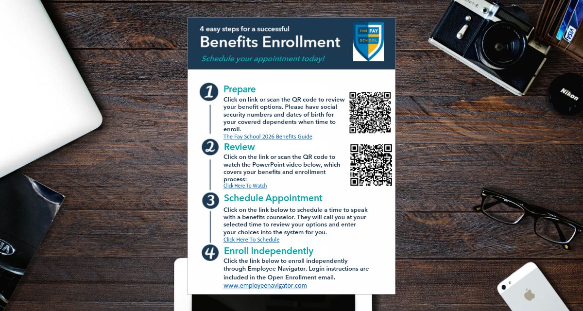 Fay School 4-Steps Flyer