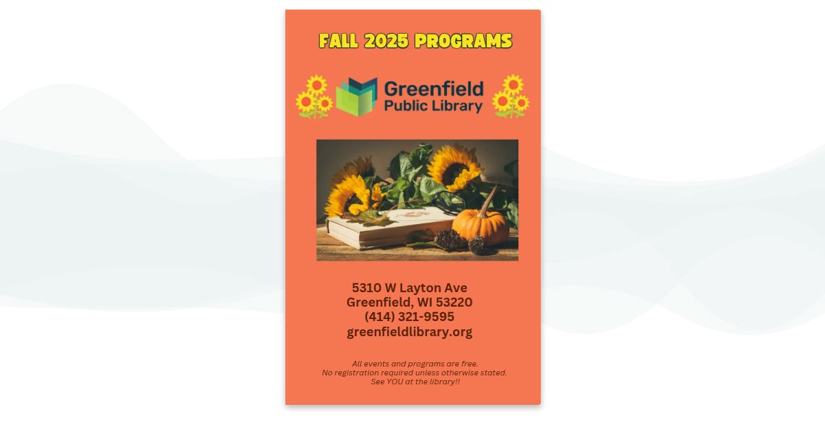 2025 Fall Program Brochure