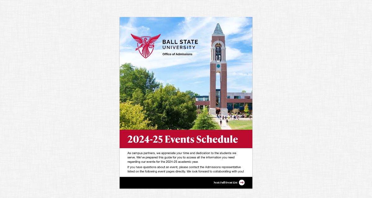 2024-25 Admissions Event Schedule