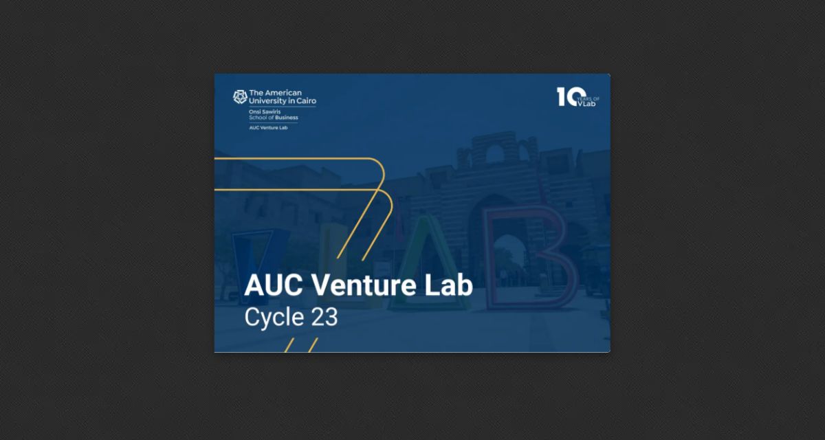AUC Venture Lab Cycle 23 Booklet