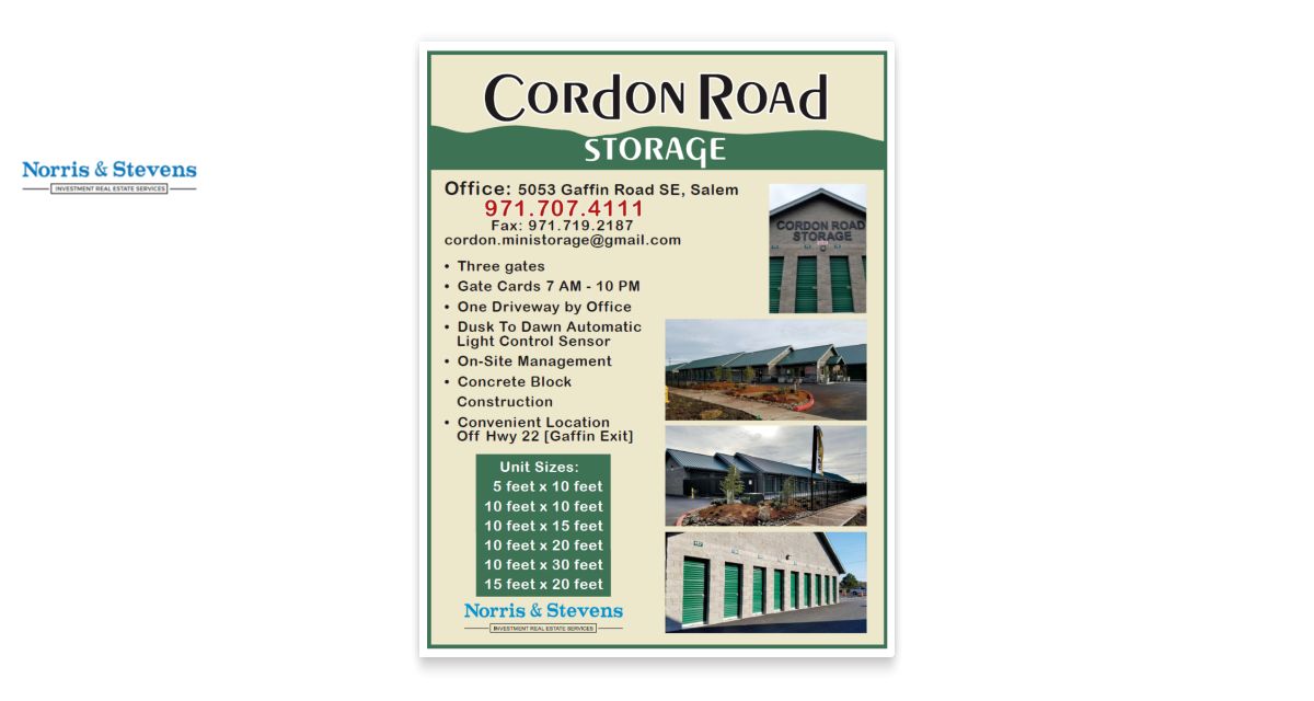 Cordon Road Storage