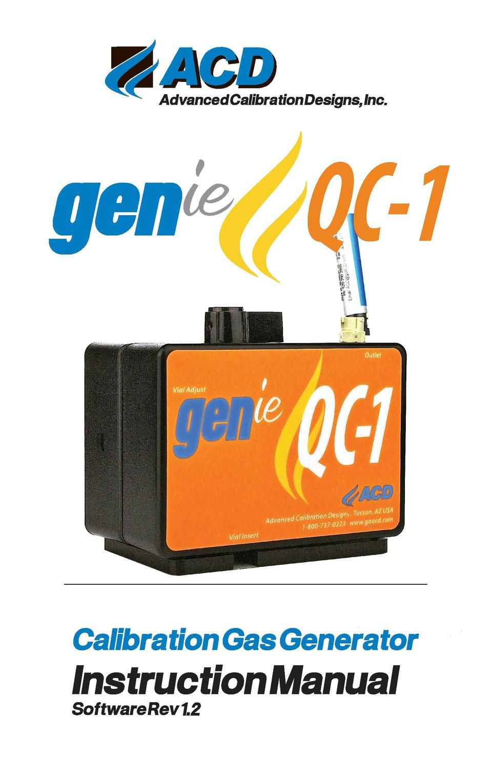 GENie QC1 Instruction Manual