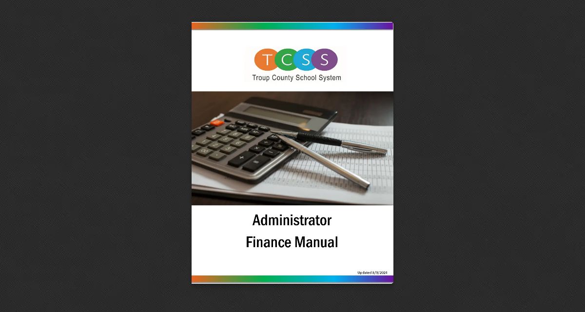 Administrator Finance Manual FY25