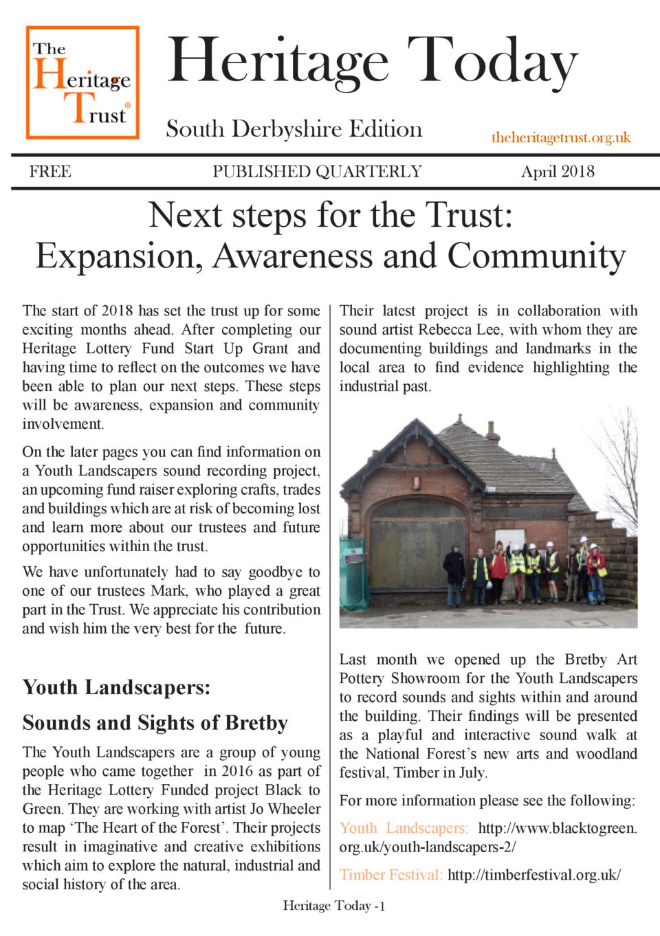 Heritage Today April Edition