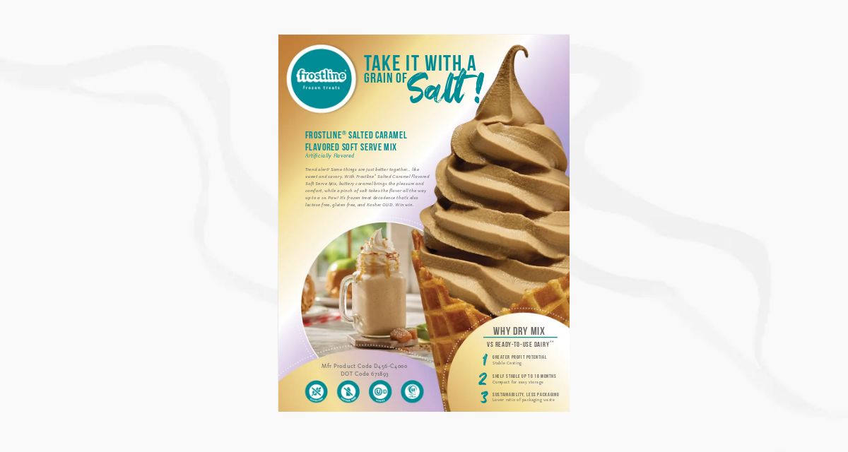 Frostline Salted Caramel Sell Sheet
