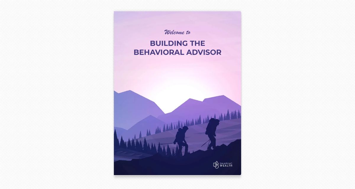 Building The Behavioral Advisor : simplebooklet.com