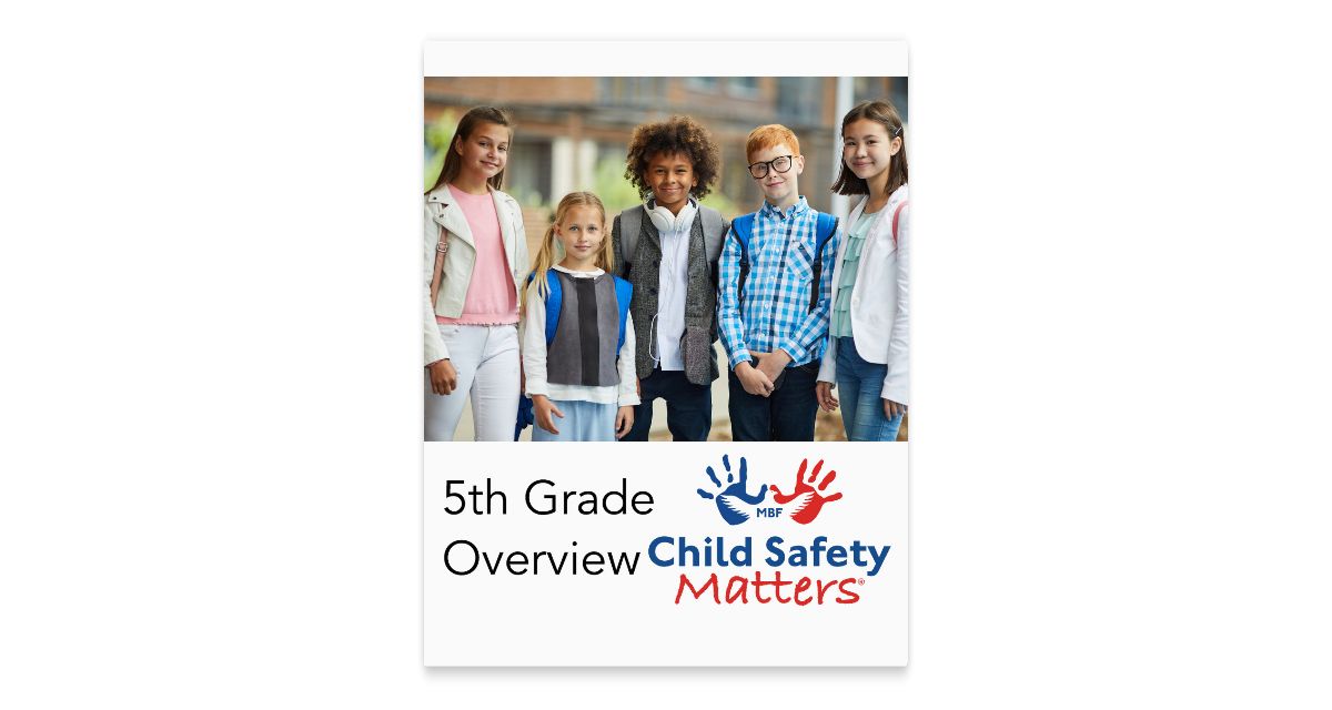 MBF Child Safety Matters 5th grade