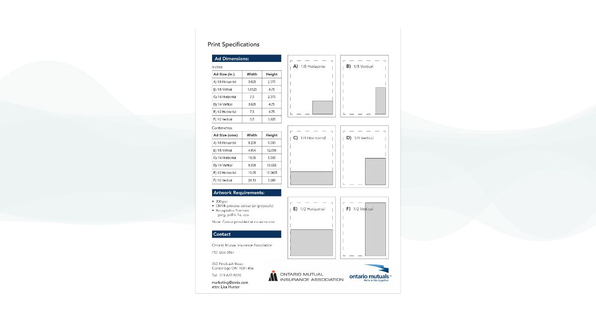 Printing Specifications OM News
