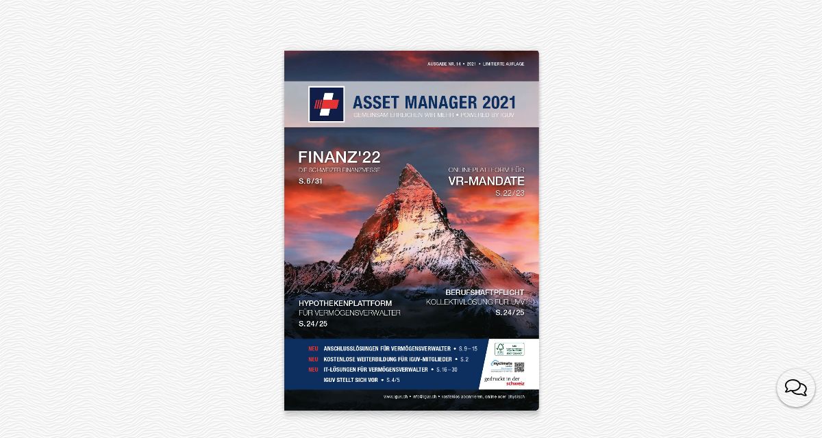 Cover Asset Manager Ausgabe 14