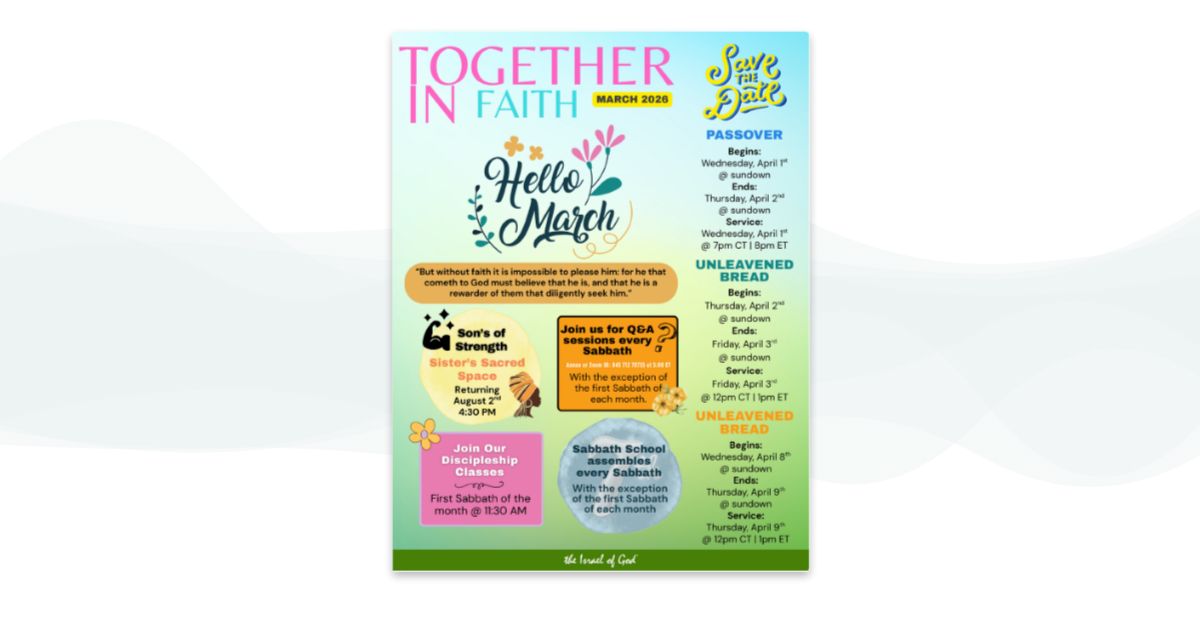 March 2026 newsletter cover