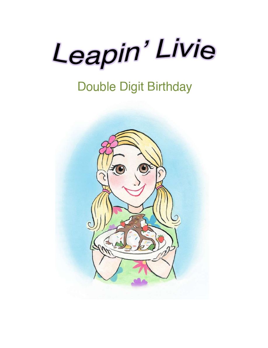 Double Digit Birthday 5 : simplebooklet.com