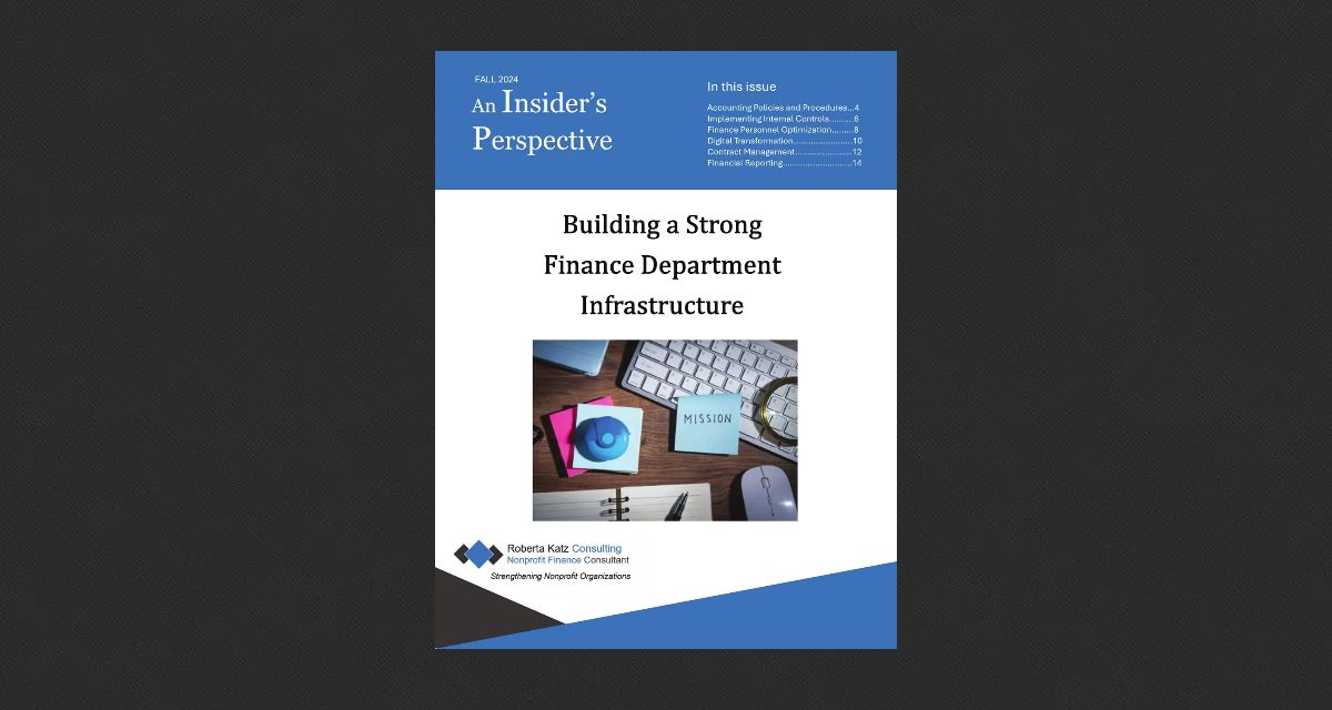 Building a Strong Finance Department Infrastructure : simplebooklet.com