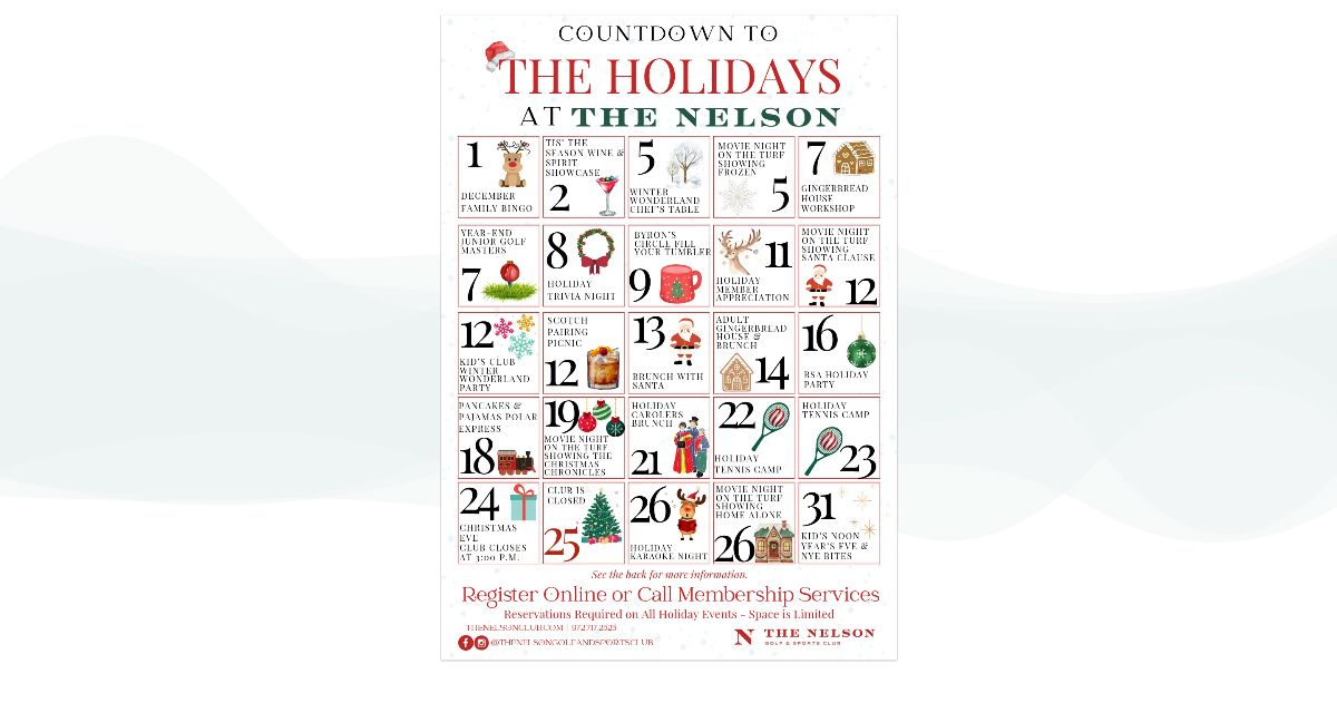 The Nelson - 2025 Countdown to The Holidays