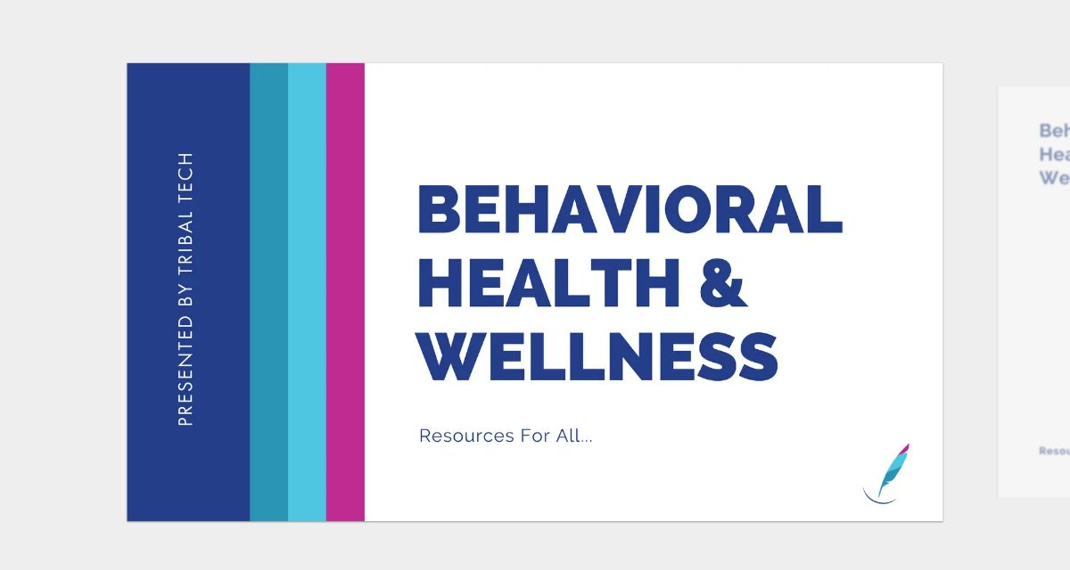 Behavioral Health & Wellness Resource Booklet