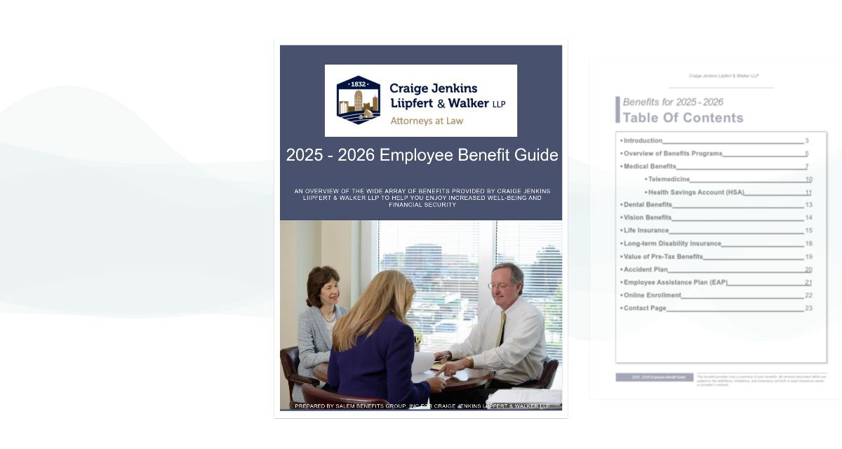 2025 Craige Jenkins Benefits Guide