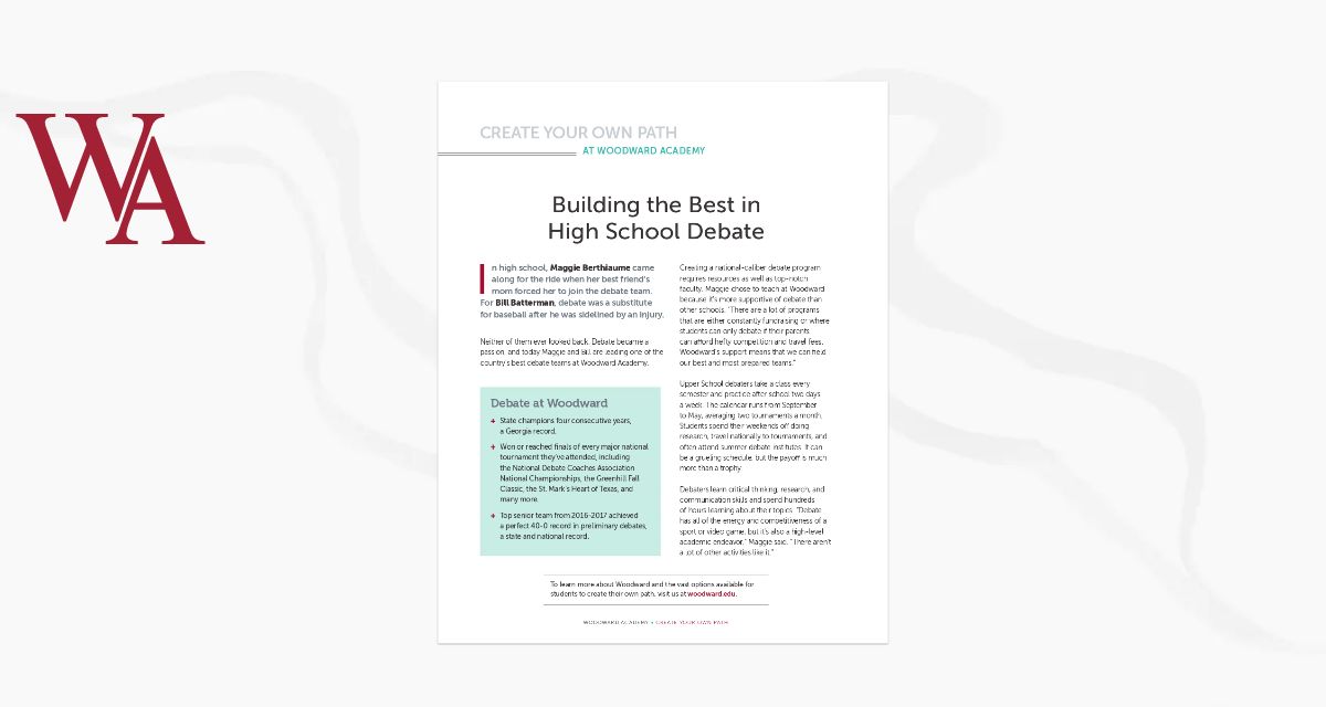 Building the Best in High School Debate