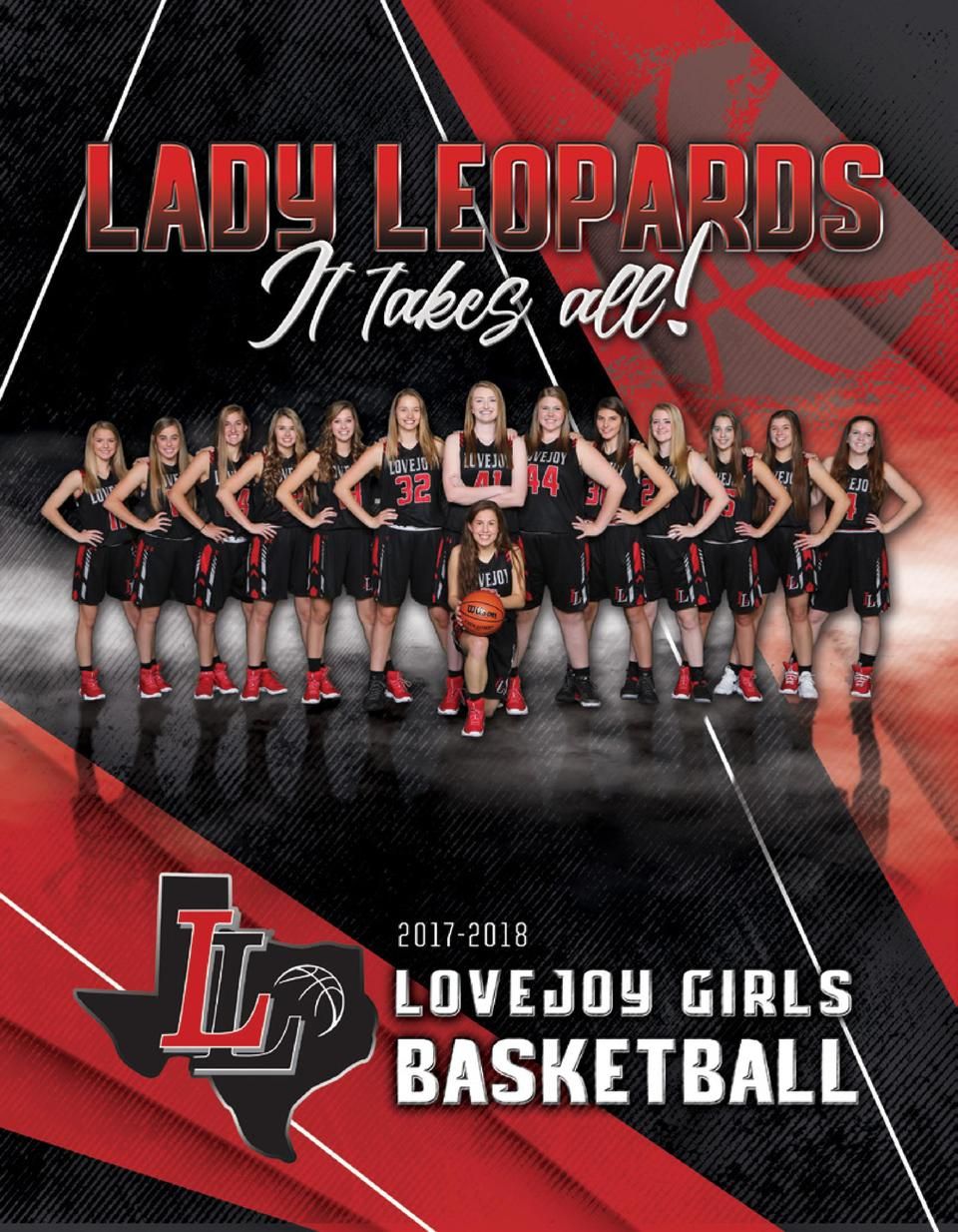 Lovejoy Basketball Game Program