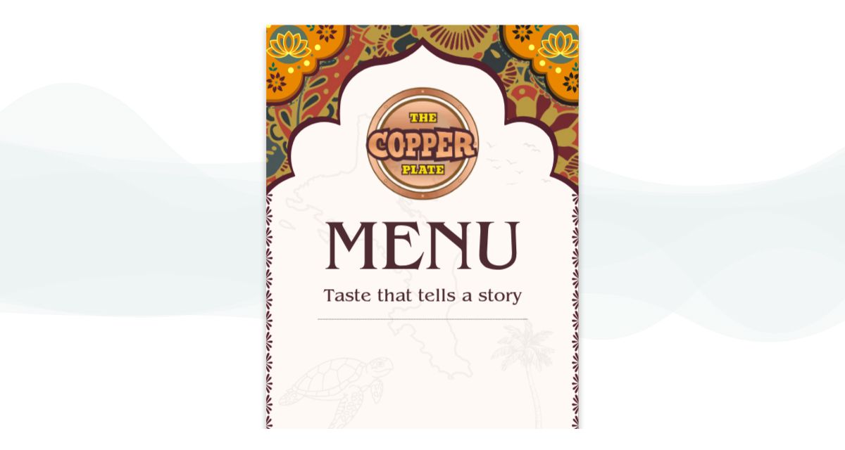 TCPlate Menu : simplebooklet.com