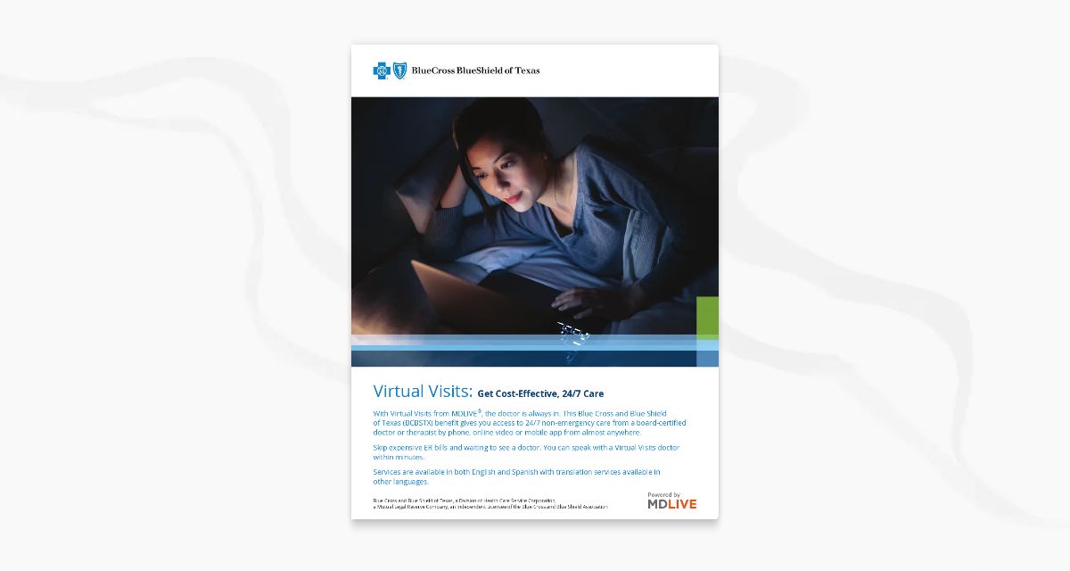 BCBSTX Virtual Visits
