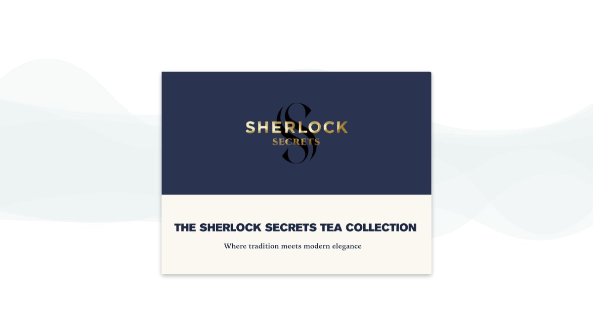 Sherlock Secrets Tea Collection : simplebooklet.com
