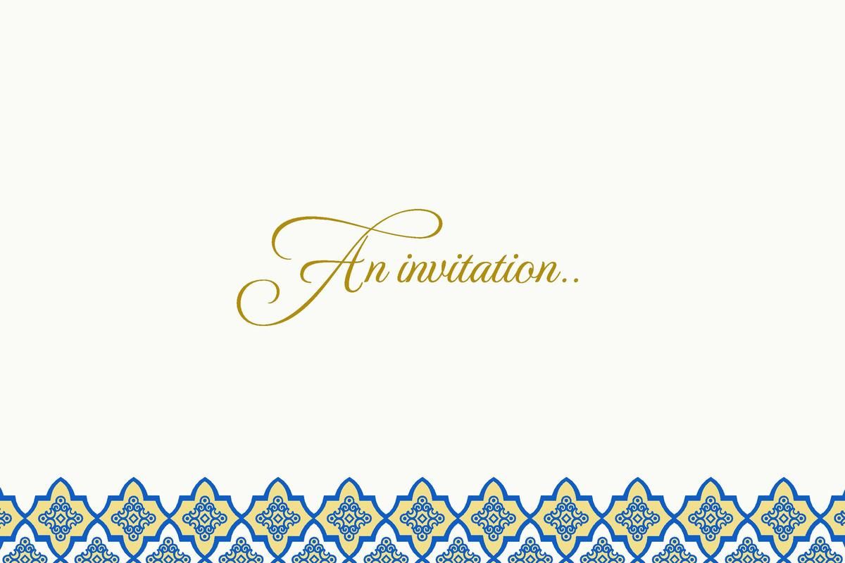 An Invitation.cdr : simplebooklet.com