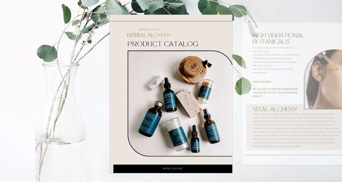 Herbal Alchemy Product Catalog