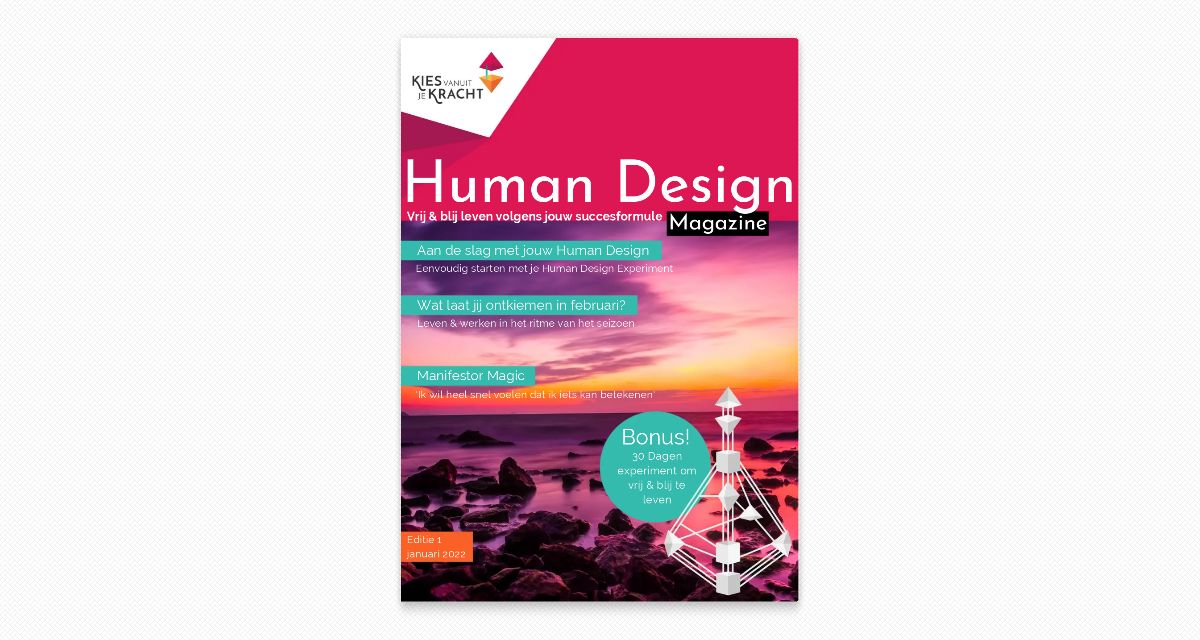 Human Design Magazine 01-2022 : simplebooklet.com