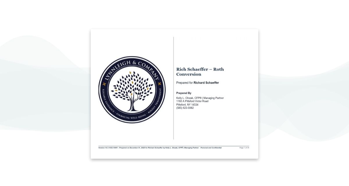 Rick Schaeffer Roth Conversion A