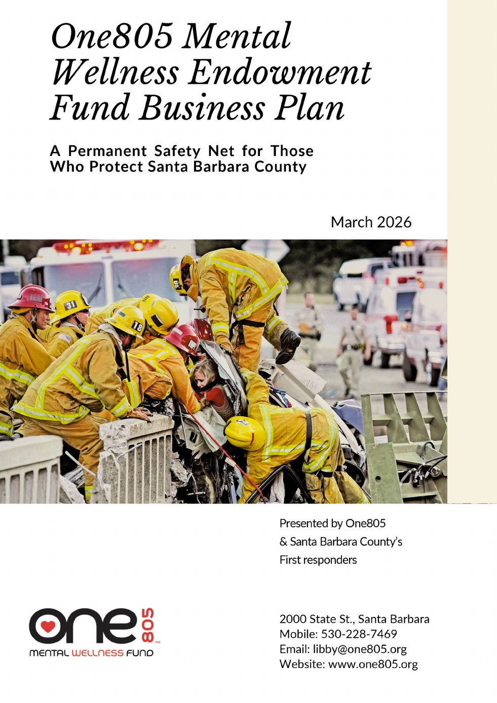 One805 Endowment Business Plan