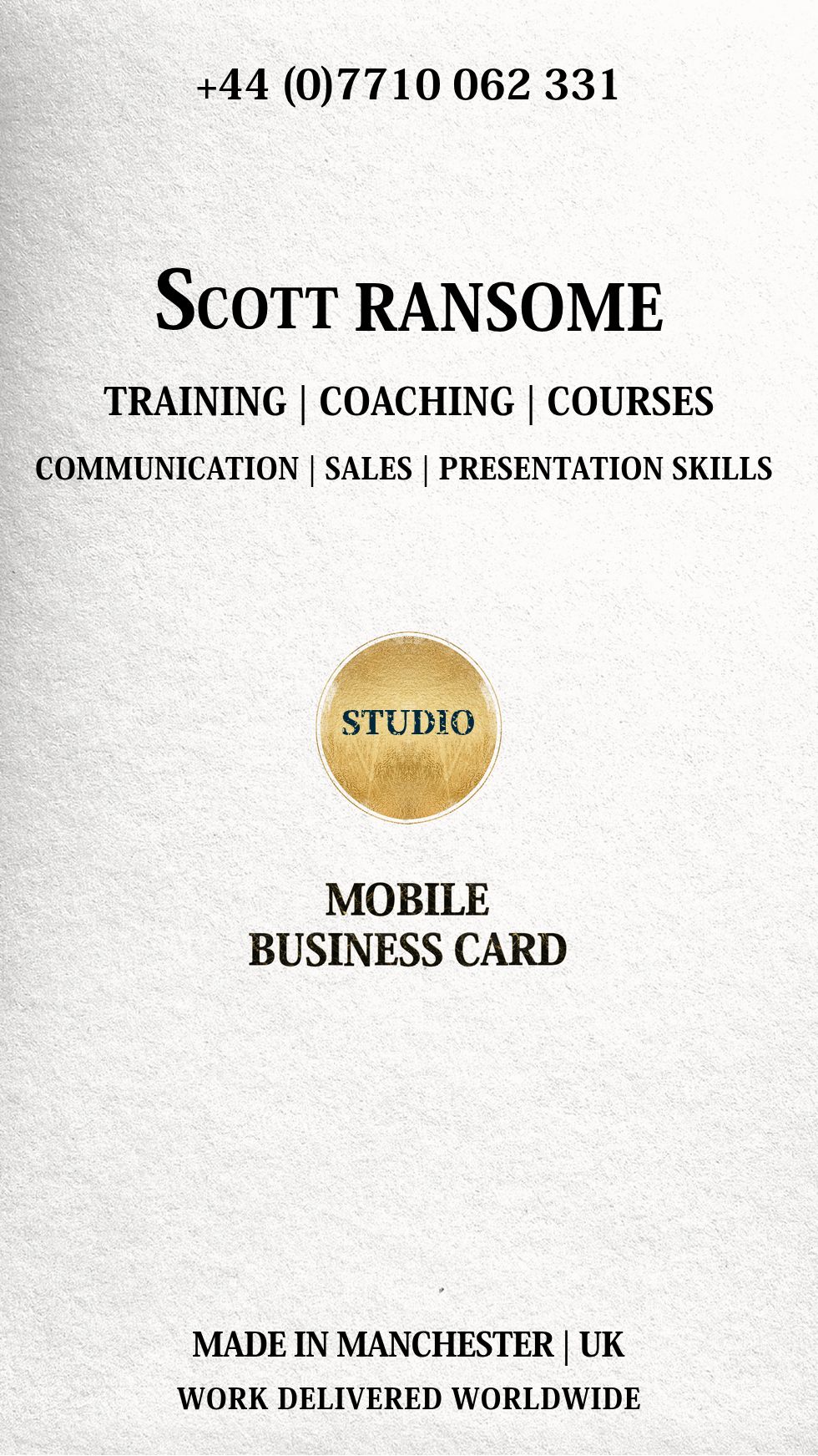 Mobile Business Card