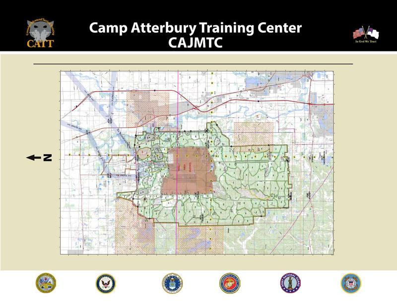Camp Atterbury Training Area Map