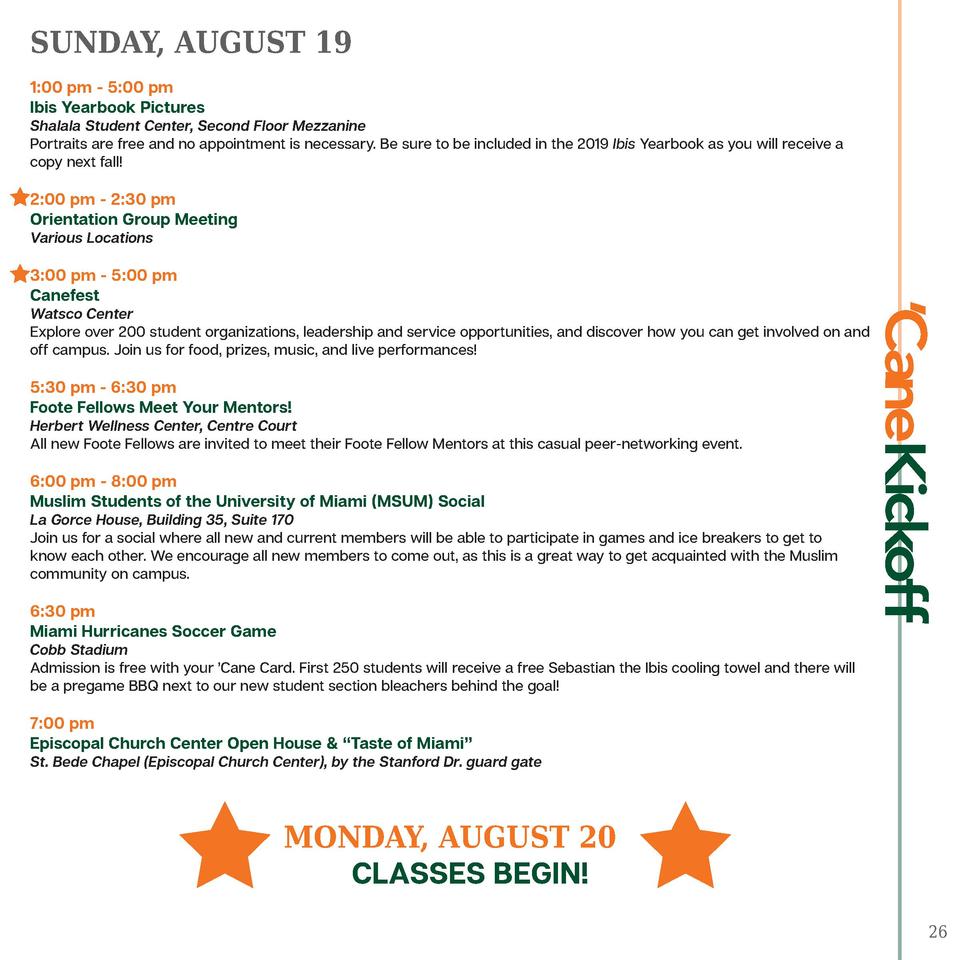 New Student Cane Kickoff Fall 18 Simplebooklet Com