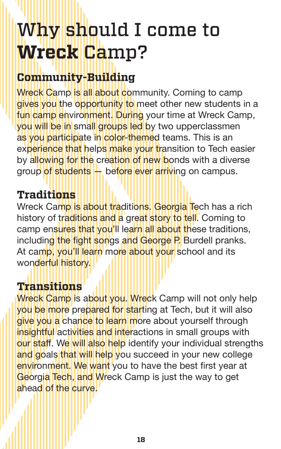 Why should I come to Wreck Camp  Community-Building Wreck Camp is all about community. Coming to camp gives you the opport...