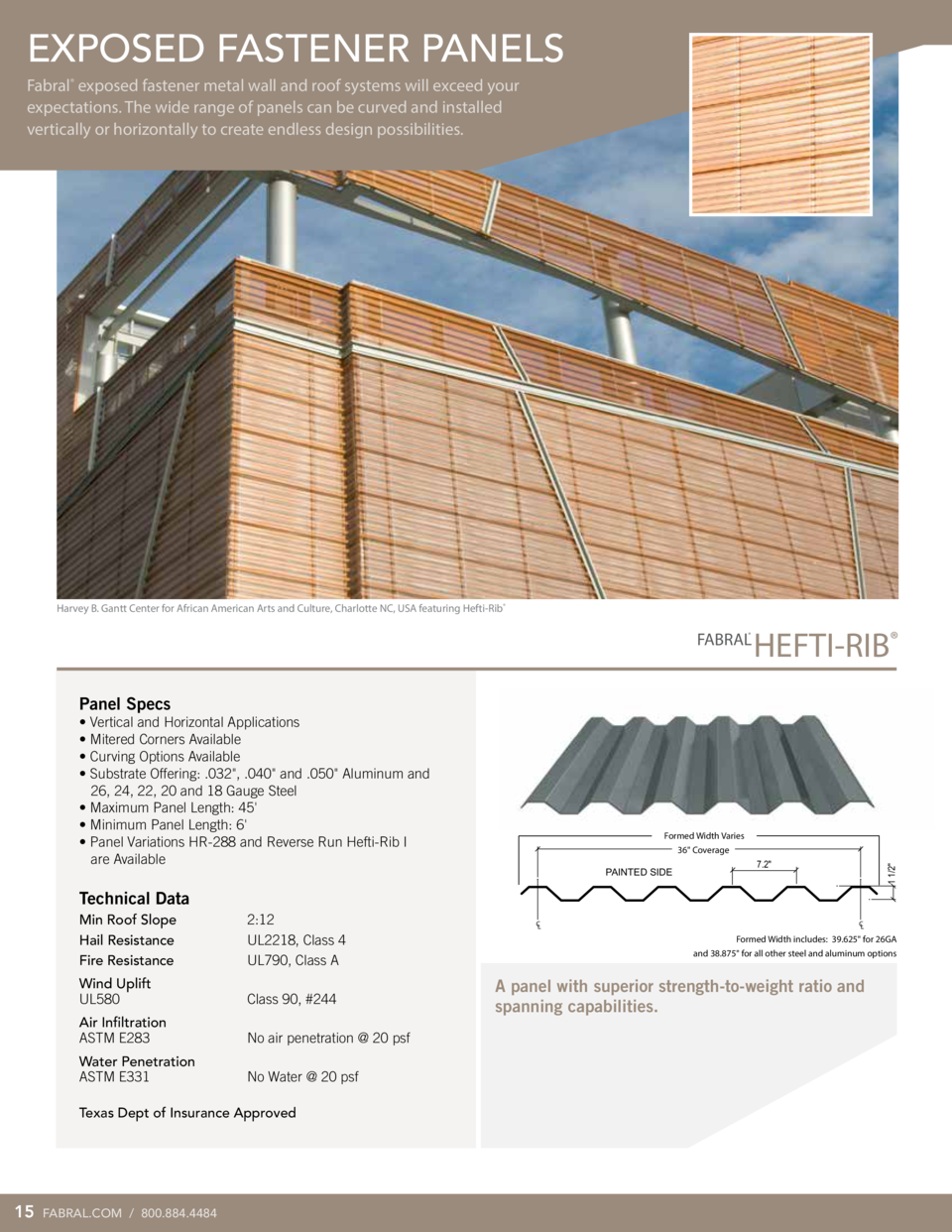 Fabral Metal Wall and Roof Systems