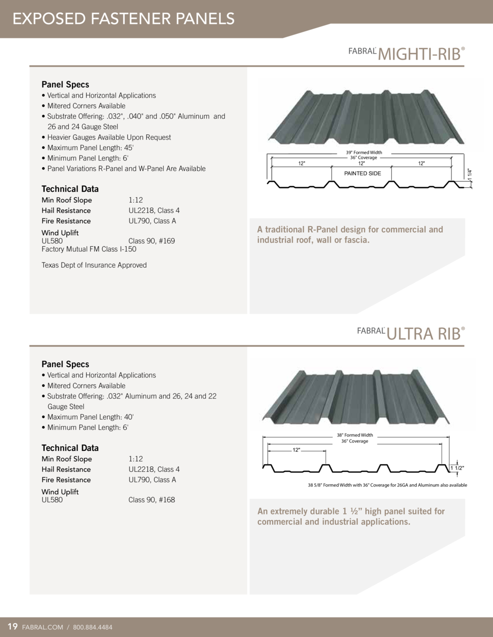 Fabral Metal Wall and Roof Systems