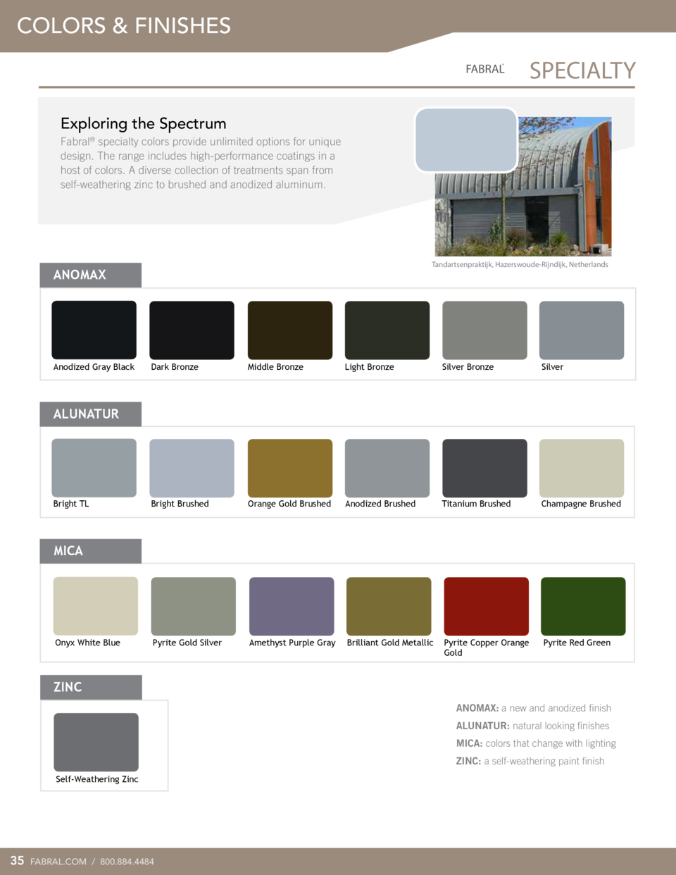 Fabral Metal Wall and Roof Systems