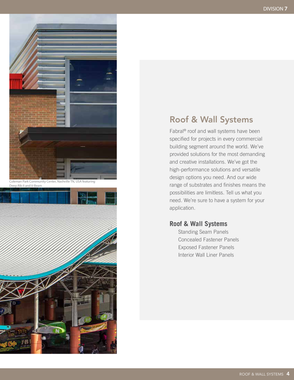 Fabral Metal Wall and Roof Systems