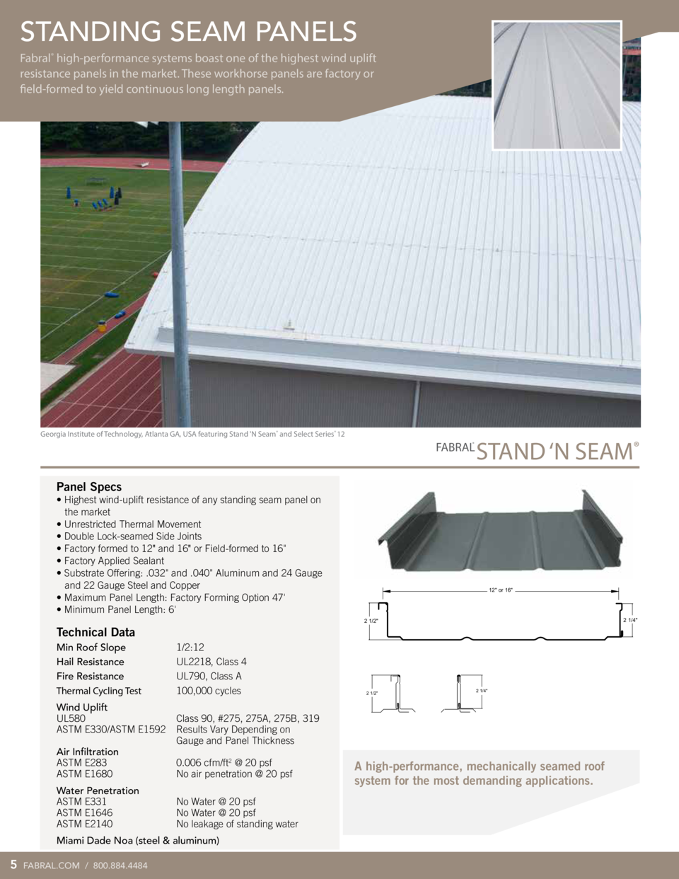 Fabral Metal Wall and Roof Systems